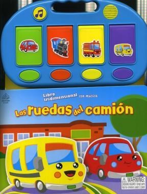 Papel RUEDAS DEL CAMION LIBRO TRIDIMENSIONAL CON MUSICA