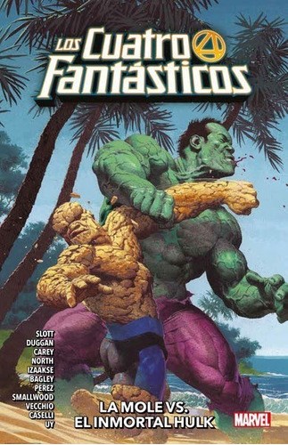 Papel CUATRO FANTASTICOS 4 LA MOLE VS EL INMORTAL HULK