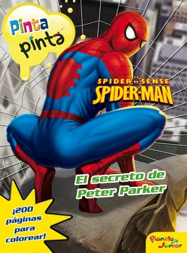 Papel SECRETO DE PETER PARKER SPIDER SENSE SPIDERMAN (PINTA P  INTA) (200 PAGINAS PARA COLOREAR)