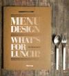 Papel MENU DESIGN WHAT'S FOR LUNCH