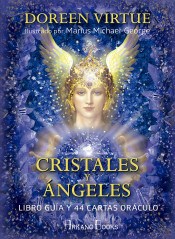 Papel CRISTALES Y ANGELES [LIBRO GUIA + 44 CARTAS ORACULO] (ILUSTRADO) (ESTUCHE)