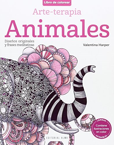 Papel ANIMALES DISEÑOS ORIGINALES Y FRASES MEDITATIVAS (COLECCION ARMONIA DE COLORES)