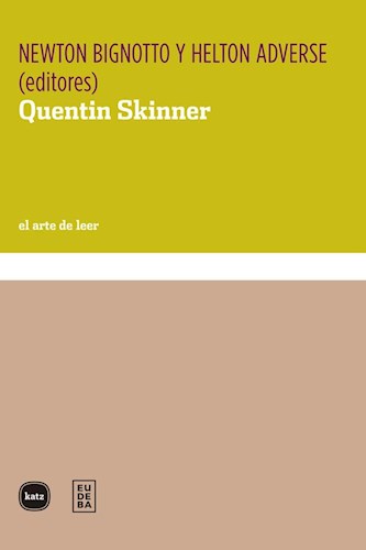 Papel QUENTIN SKINNER (COLECCION EL ARTE DE LEER)