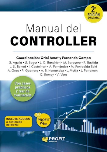 Papel MANUAL DEL CONTROLLER (CASOS PRACTICOS Y TEST DE EVALUACION) [INCLUYE ACCESO A CONTENIDO ADICIONAL]