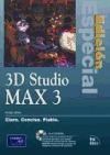 Papel 3D STUDIO MAX 3 CLARO CONCISO FIABLE EDICION ESPECIAL