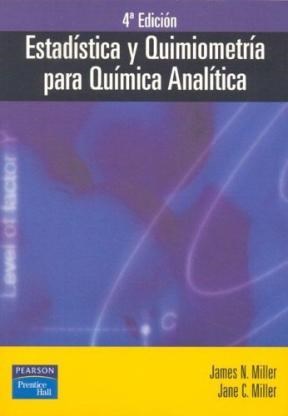 Papel ESTADISTICA Y QUIMIOMETRIA PARA QUIMICA ANALITICA (4 ED  ICION)