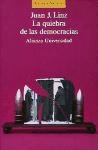 Papel QUIEBRA DE LAS DEMOCRACIAS [CIENCIAS SOCIALES] (ALIANZA UNIVERSIDAD AU497)