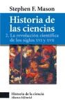 Papel HISTORIA DE LAS CIENCIAS 2 LA REVOLUCION CIENTIFICA DE LOS SIGLOS XVI Y XVII (CT2506)