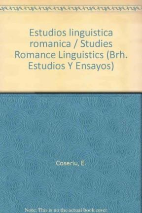 Papel ESTUDIOS DE LINGUISTICA ROMANICA