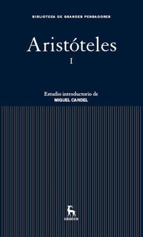 Papel ARISTOTELES I METAFISICA FISICA ACERCA DEL ALMA (BIBLIOTECA DE GRANDES PENSADORES) (CARTONE)