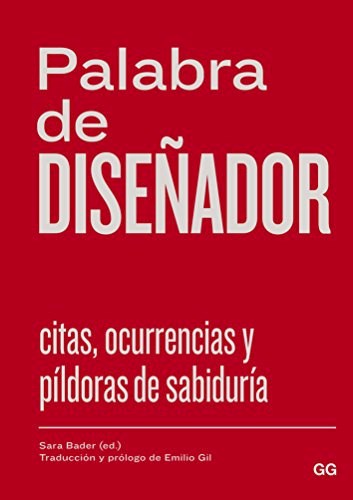 Papel PALABRA DE DISEÑADOR CITAS OCURRENCIAS Y PILDORAS DE SABIDURIA (CARTONE)