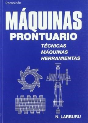 Papel MAQUINAS PRONTUARIO TECNICAS MAQUINAS HERRAMIENTAS