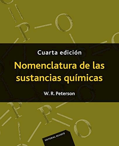 Papel NOMENCLATURA DE LAS SUSTANCIAS QUIMICAS (4 EDICION)