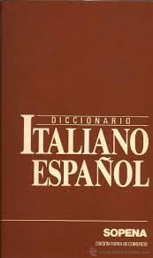 Papel DICCIONARIO DE BOLSILLO/LEXICON SOPENA/ITALIANO-ESPAÑOL