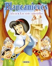 Papel BLANCANIEVES / ALICIA / LOS SIETE CABRITILLOS (TRES CUENTOS CLASICOS) (CARTONE)