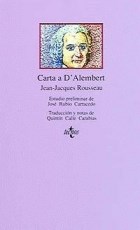 Papel CARTA A D'ALEMBERT JEAN JACQUES ROUSSEAU