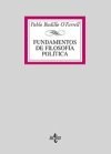 Papel FUNDAMENTOS DE FILOSOFIA POLITICA (BIBLIOTECA UNIVERSITARIA)
