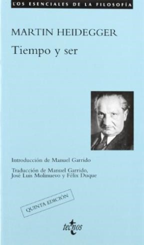 Papel TIEMPO Y SER (ESENCIALES DE LA FILOSOFIA) [5/ED]