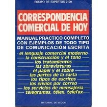 Papel CORRESPONDENCIA COMERCIAL DE HOY MANUAL PRACTICO COMPLETO