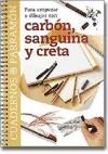 Papel PARA EMPEZAR A DIBUJAR CON CARBON SANGUINA Y CRETA (CUADERNOS 6)