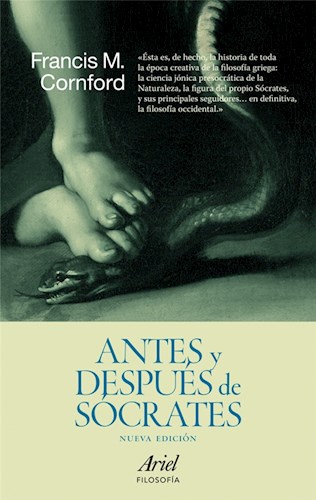 Papel ANTES Y DESPUES DE SOCRATES [NUEVA EDICION] (ARIEL FILOSOFIA)