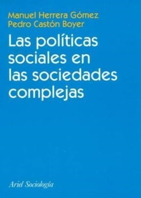 Papel POLITICAS SOCIALES EN LAS SOCIEDADES COMPLEJAS (ARIEL SOCIOLOGIA)