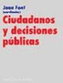 Papel CIUDADANOS Y DECISIONES PUBLICAS (ARIEL CIENCIA POLITICA)