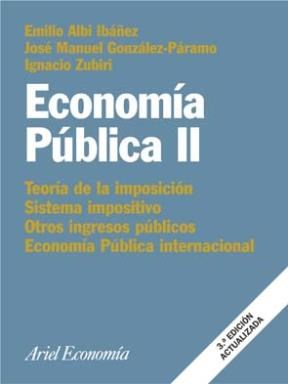 Papel ECONOMIA PUBLICA II [3 EDICION ACTUALIZADA] (ARIEL ECONOMIA)