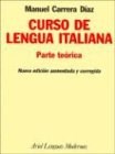 Papel CURSO DE LENGUA ITALIANA PARTE TEORICA (COLECCION ARIEL LENGUAS MODERNAS)