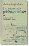 Papel PENSAMIENTO PALABRAS Y MUSICA (BILIOTECA EDAF)