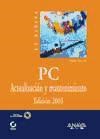 Papel PC ACTUALIZACION Y MANTENIMIENTO LA BIBLIA [C/2 CD ROM]