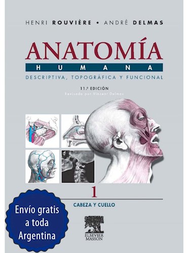 Papel ANATOMIA HUMANA (TOMO 1) (CABEZA Y CUELLO) (CARTONE)