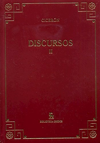 Papel DISCURSOS II VERRINAS SEGUNDA SESION [DISCURSOS III-V] (BIBLIOTECA GREDOS) (CARTONE)
