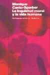 Papel INQUIETUD MORAL Y LA VIDA HUMANA REFLEXIONES SOBRE LA VIDA BUENA (STUDIO 31155)
