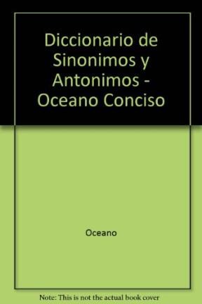 Papel DICCIONARIO OCEANO CONCISO SINONIMOS/ANTONIMOS