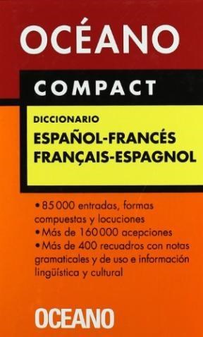 Papel DICCIONARIO OCEANO COMPACT (ESPAÑOL / FRANCES) (FRANCAIS / ESPAGNOL) (CARTONE)