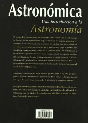Papel ASTRONOMICA UNA INTRODUCCION A LA ASTRONOMIA (CARTONE)