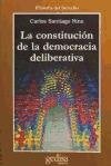 Papel CONSTITUCION DE LA DEMOCRACIA DELIBERATIVA (COLECCION FILOSOFIA DEL DERECHO) (CLA DE MA) (RUSTICA)