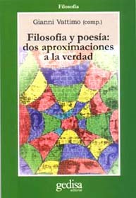 Papel FILOSOFIA Y POESIA DOS APROXIMACIONES A LA VERDAD (COLECCION FILOSOFIA)