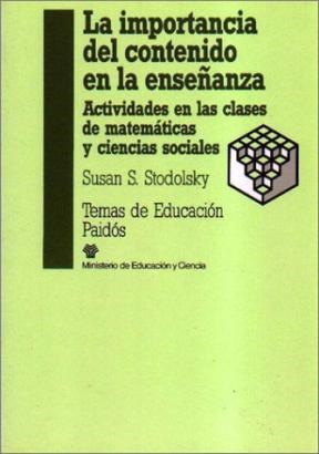 Papel IMPORTANCIA DEL CONTENIDO EN LA ENSEÑANZA (TEMAS DE EDUCACION 28027)