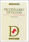 Papel DICCIONARIO DE DUDAS (AUTOAPRENDIZAJE)