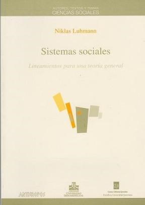 Papel SISTEMAS SOCIALES LINEAMIENTOS PARA UNA TEORIA GENERAL  (RUSTICO)