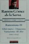 Papel OBRAS COMPLETAS V [RAMONISNO III / LIBRO NUEVO / DISPARATES ] (1920-1923) (CARTONE)