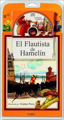 Papel FLAUTISTA DE HAMELIN (CUENTOS EN IMAGENES) [C/CD ROM] (CARTONE)