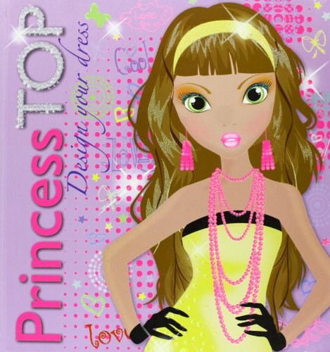 Papel PRINCESS TOP DESING YOUR DRESS (STICKERS + PLANTILLAS)  (CARTONE)