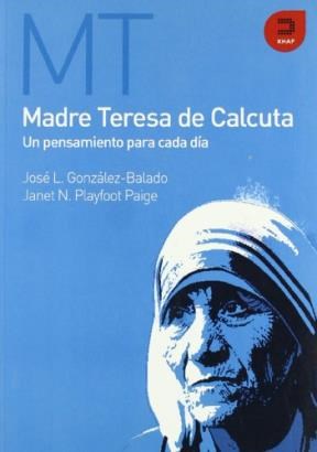 Papel MADRE TERESA DE CALCUTA UN PENSAMIENTO PARA CADA DIA (COLECCION EXPRESIONES)