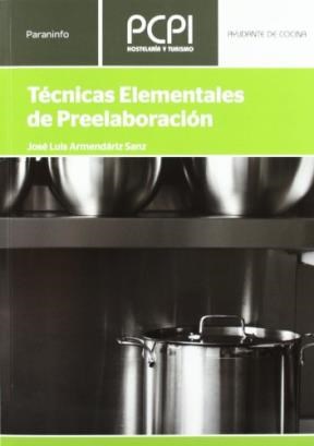 Papel TECNICAS ELEMENTALES DE PREELABORACION (PCPI HOSTELERIA Y TURISMO)