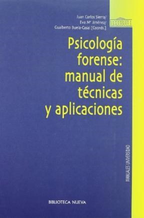 Papel PSICOLOGIA FORENSE MANUAL DE TECNICAS Y APLICACIONES