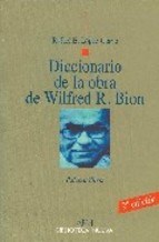 Papel DICCIONARIO DE LA OBRA DE WILFRED R BION (2 EDICION) (R  USTICO)