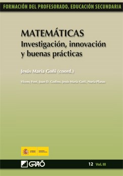 Papel MATEMATICAS INVESTIGACION INNOVACION Y BUENAS PRACTICAS (FORMACION DEL PROFESORADO EDUCACION SECUNDA